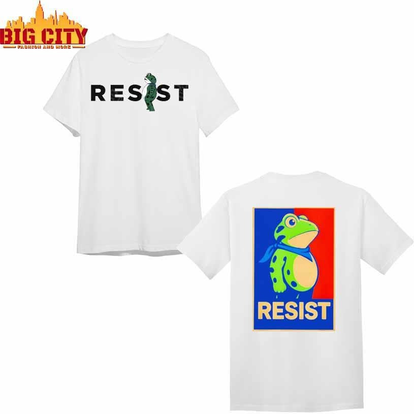 RESIST Anti-Trump Portland Frog Protest Shirt