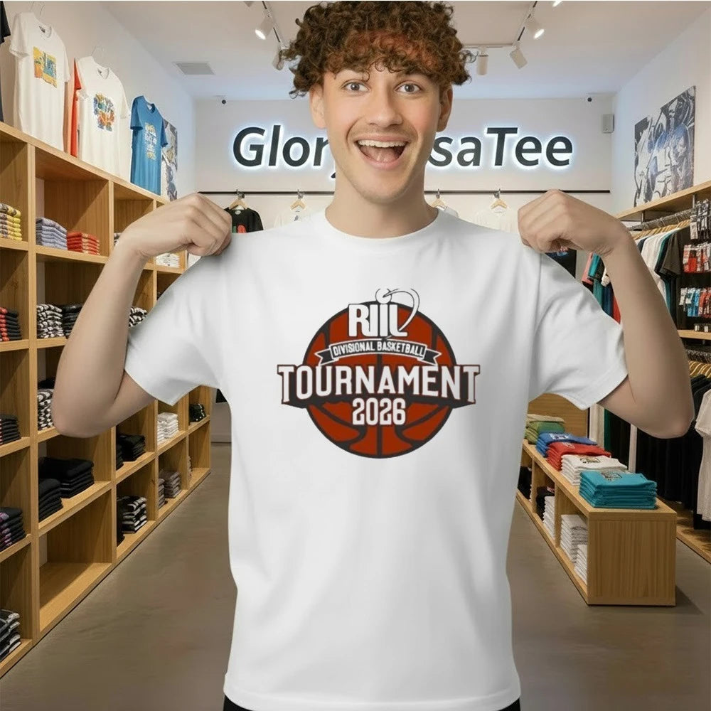 RIIL Divisional Basketball 2026 Tournament logo shirt
