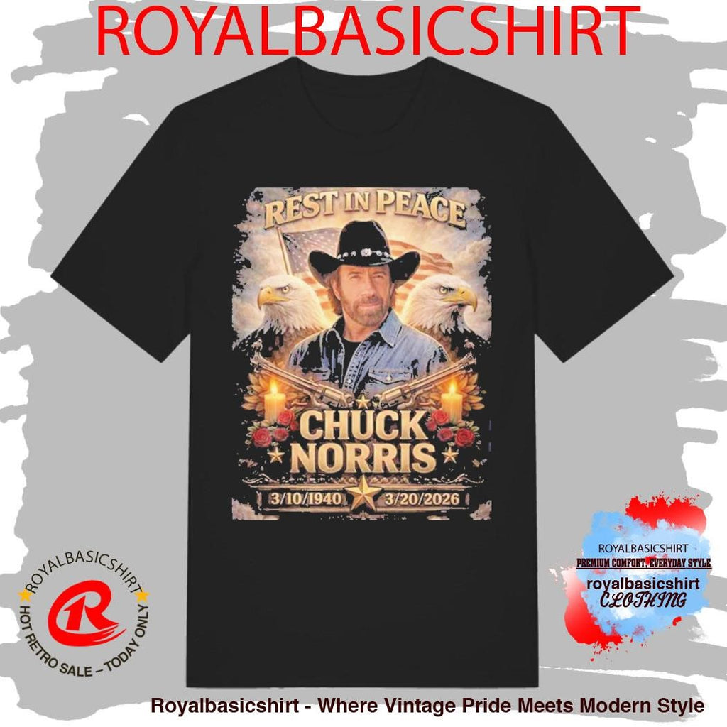 RIP Chuck Norris Death 1940 2026 T-Shirt