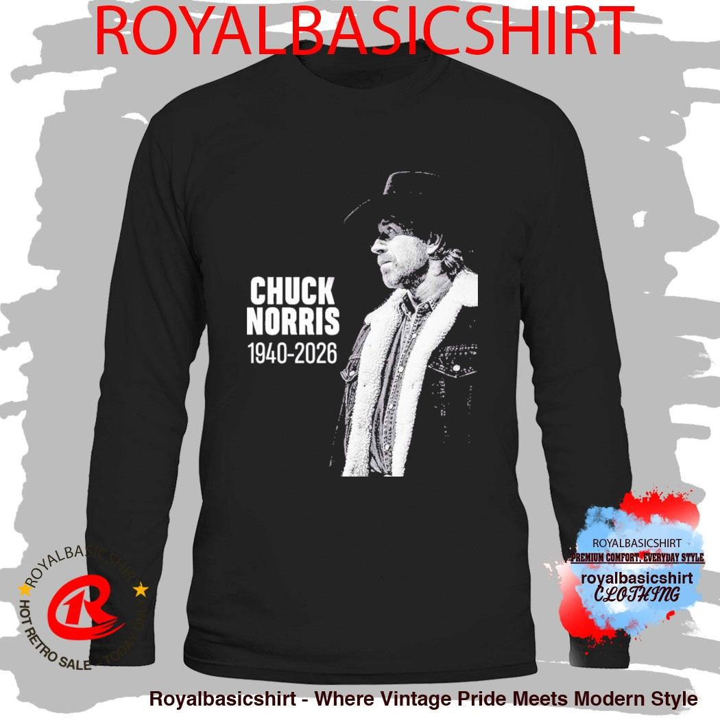 RIP Chuck Norris Death 1940 2026 Thank You For Memories T-Shirt