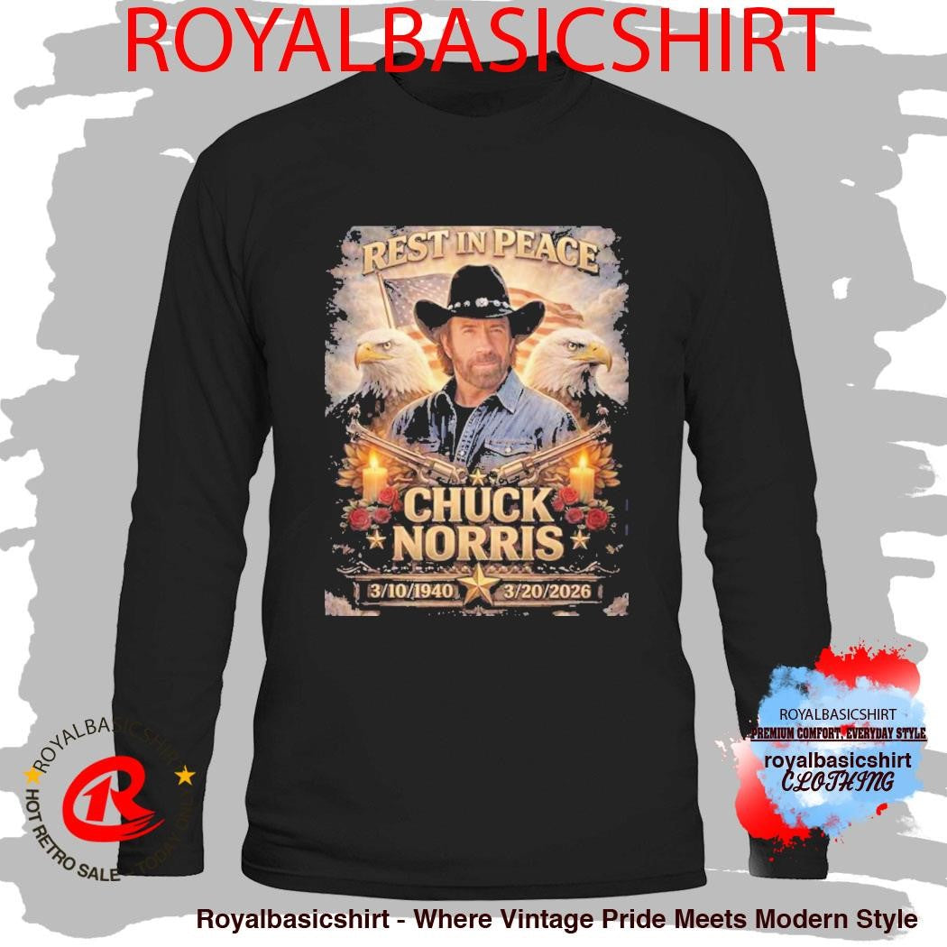 RIP Chuck Norris Death 1940 2026 T-Shirt