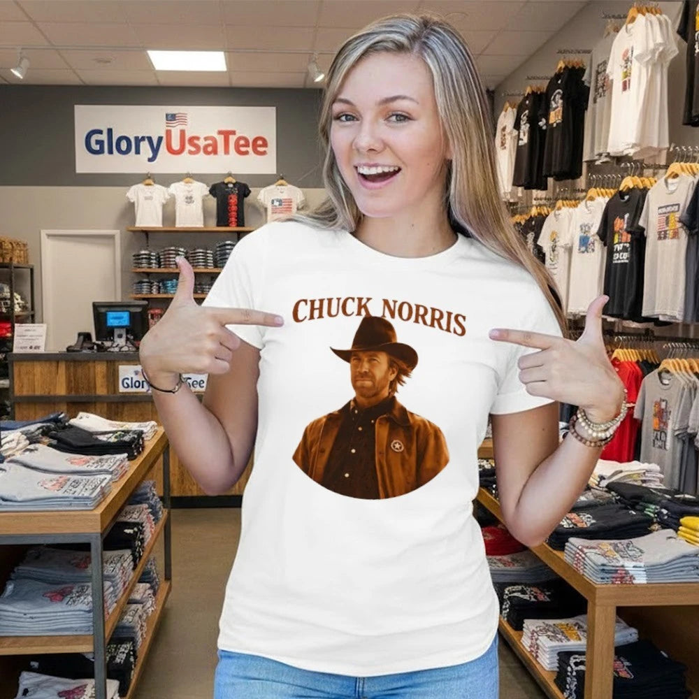 RIP Chuck Norris Memorial Western Fan Gift Shirt