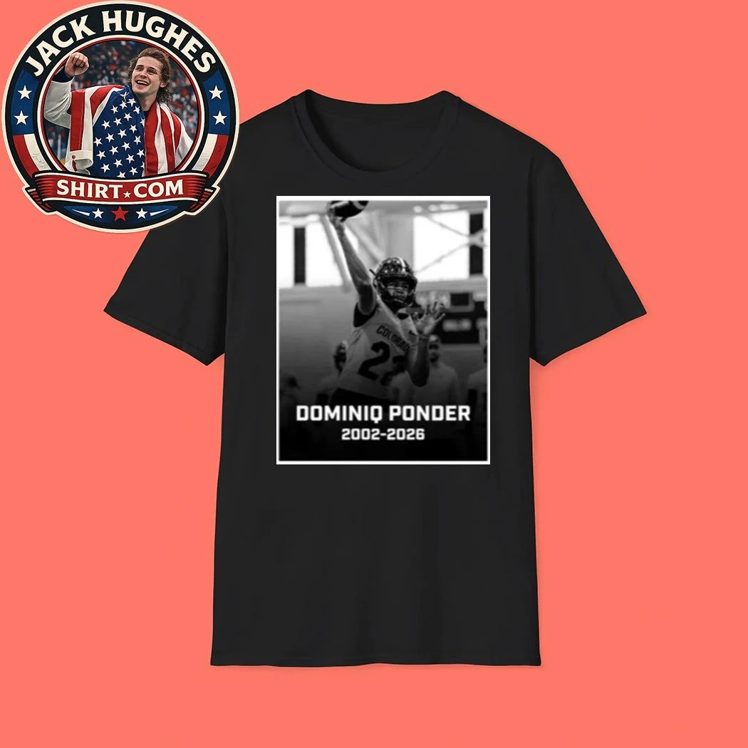 RIP Colorado Quarterback Dominiq Ponder 2002-2026 T-Shirt