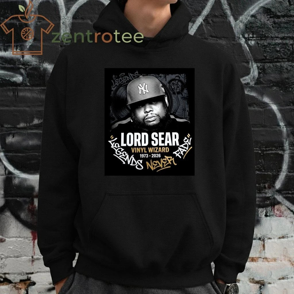 RIP DJ Lord Sear (1973-2026) T-shirt – Legends Never Fade – Streetwear Edition by Nkctees