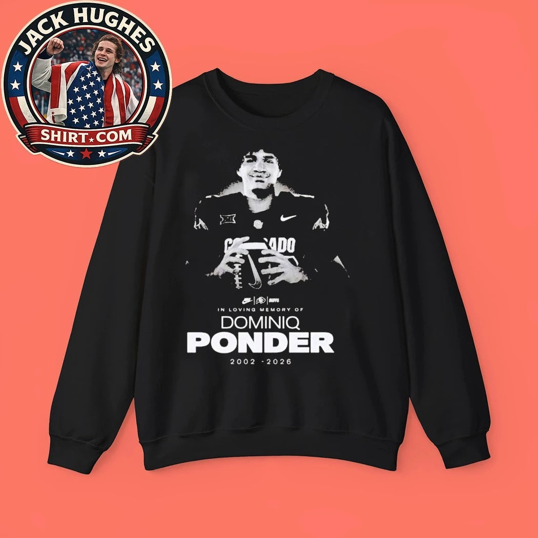 RIP Dominiq Ponder Colorado Buffaloes Football Death 2002 2026 Shirt