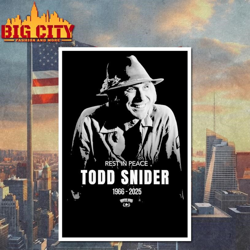 RIP Todd Snider 1966 2025 Shirt