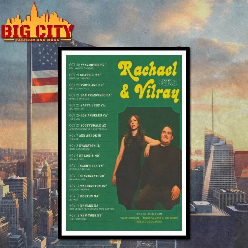 Rachael &amp; Vilray Poster 2025 shirt