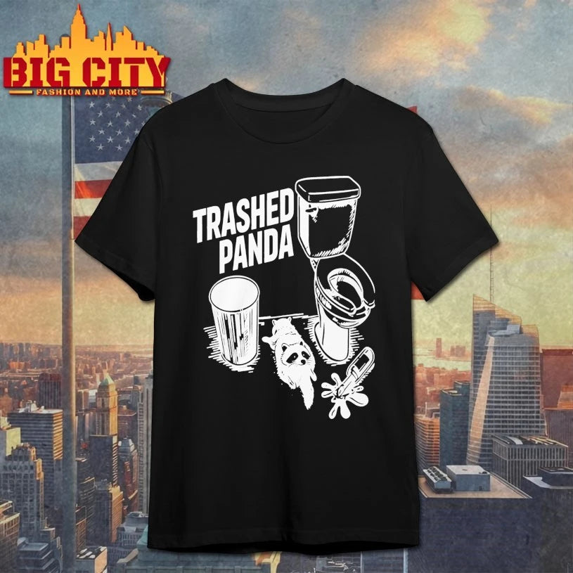 Racoon In Toilet Trashed Panda Drunk shirt