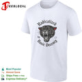 Radicalized by basic decency panther shirt