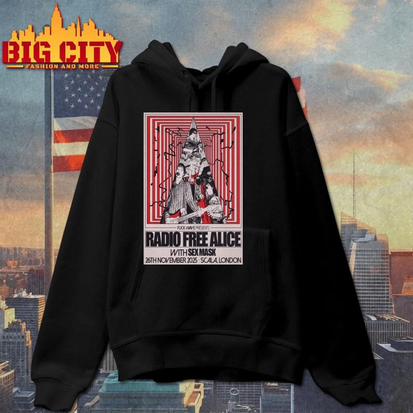 Radio Free Alice Nov 26, 2025 Scala in London, UK Poster Shirt