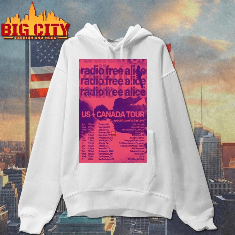 Radio Free Alice US + Canada Tour 2025 Poster Shirt