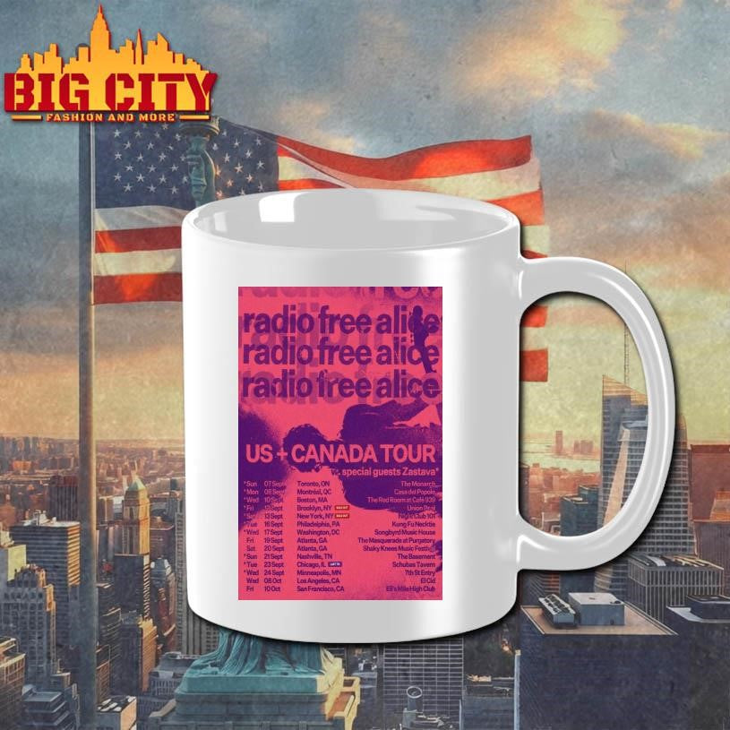 Radio Free Alice US + Canada Tour 2025 Poster Shirt
