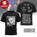 Radiohead 2025 Tour Shirt Graphic Band Two Sided Shirt