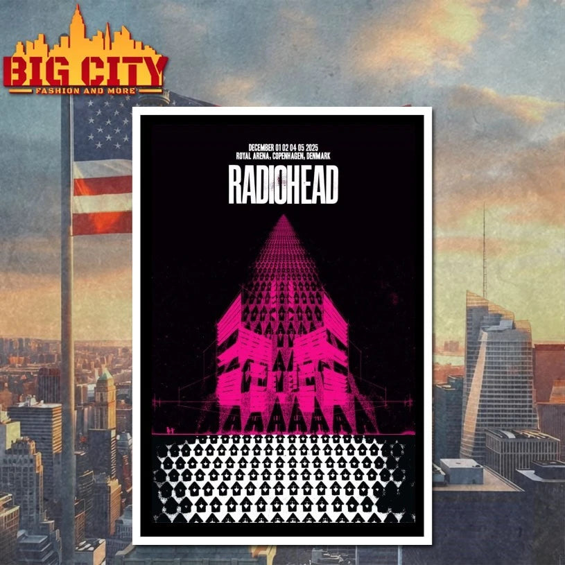 Radiohead Movistar Arena November 7, 8 2025 Denmark Poster Shirt