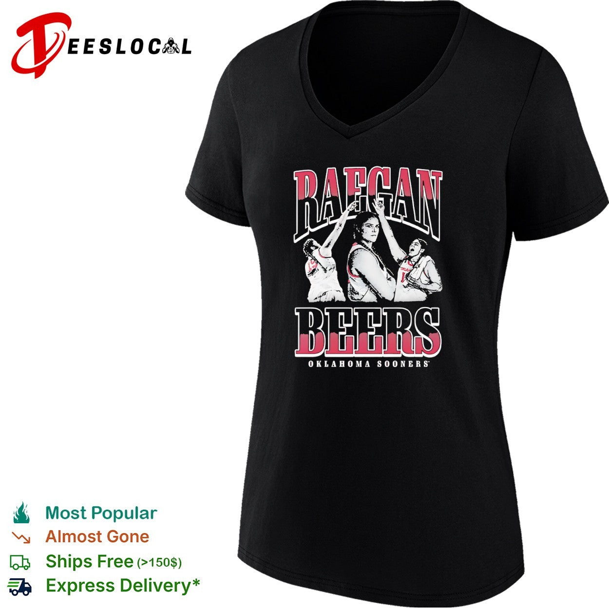 Raegan Beers Oklahoma Sooners college players shirt