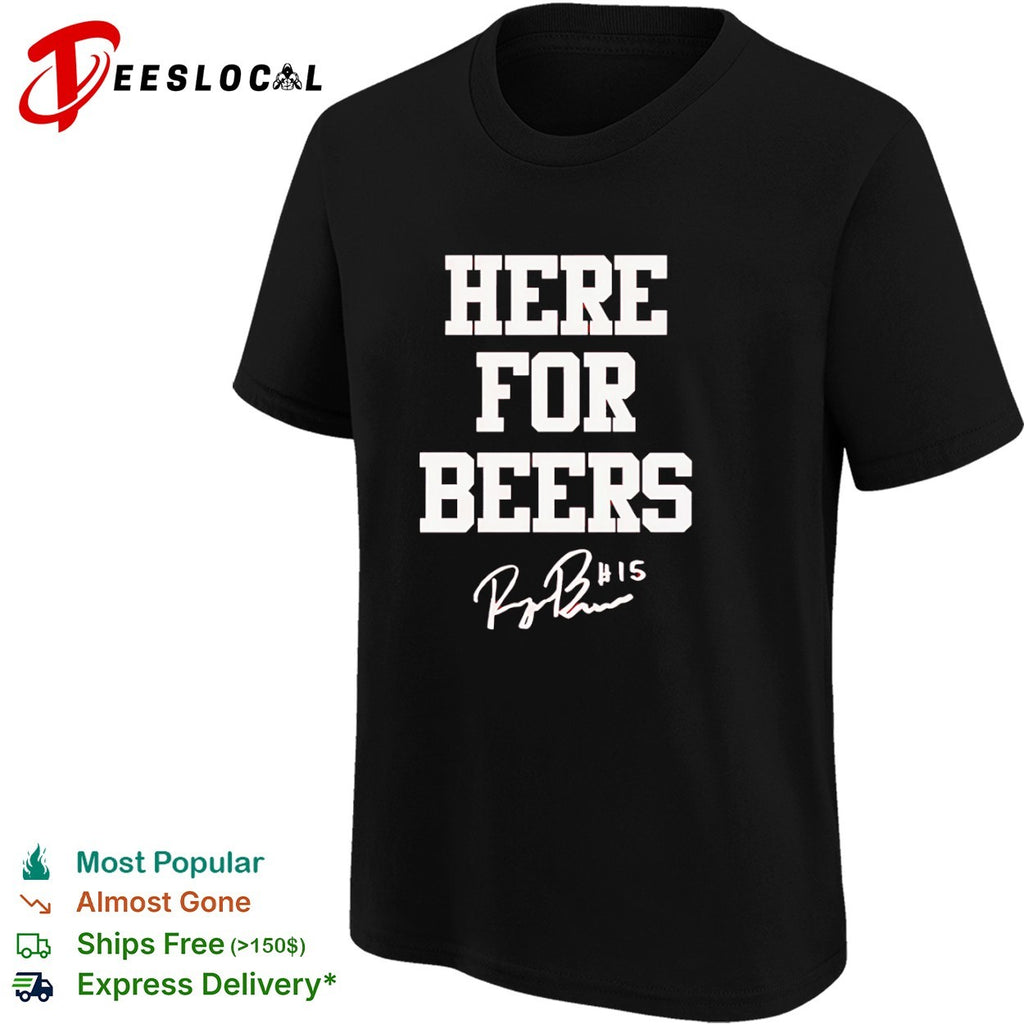 Raegan Beers Oklahoma Sooners college signature here for beers shirt