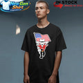 Raider Red America Flag Logo Shirt