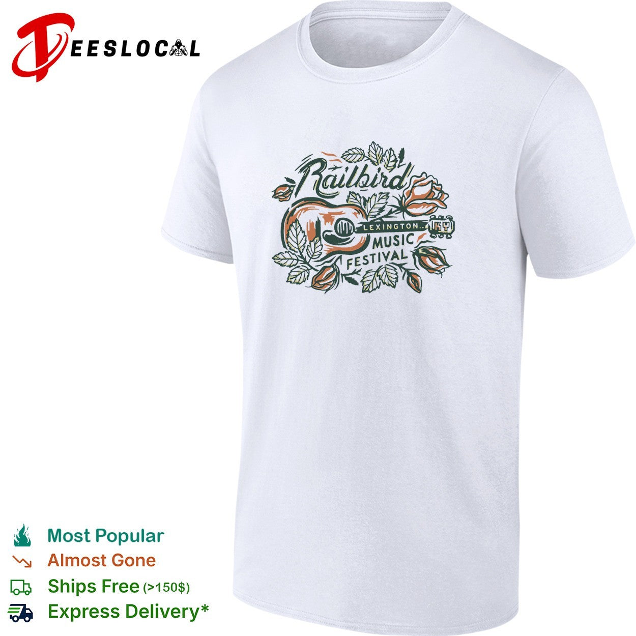 Railbird music festival Lexington shirt