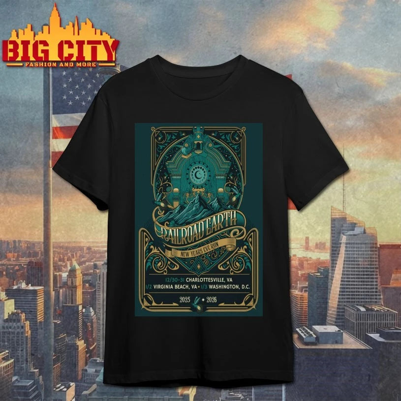 Railroad Earth Fall Tour 2026 Poster Shirt