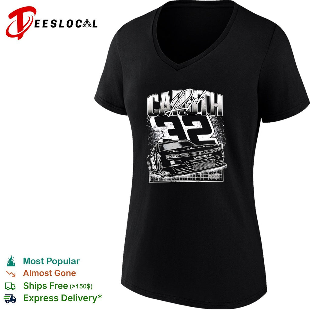 Rajah Caruth 32 Jordan Anderson Racing Chevrolet NASCAR Series Team Driver shirt