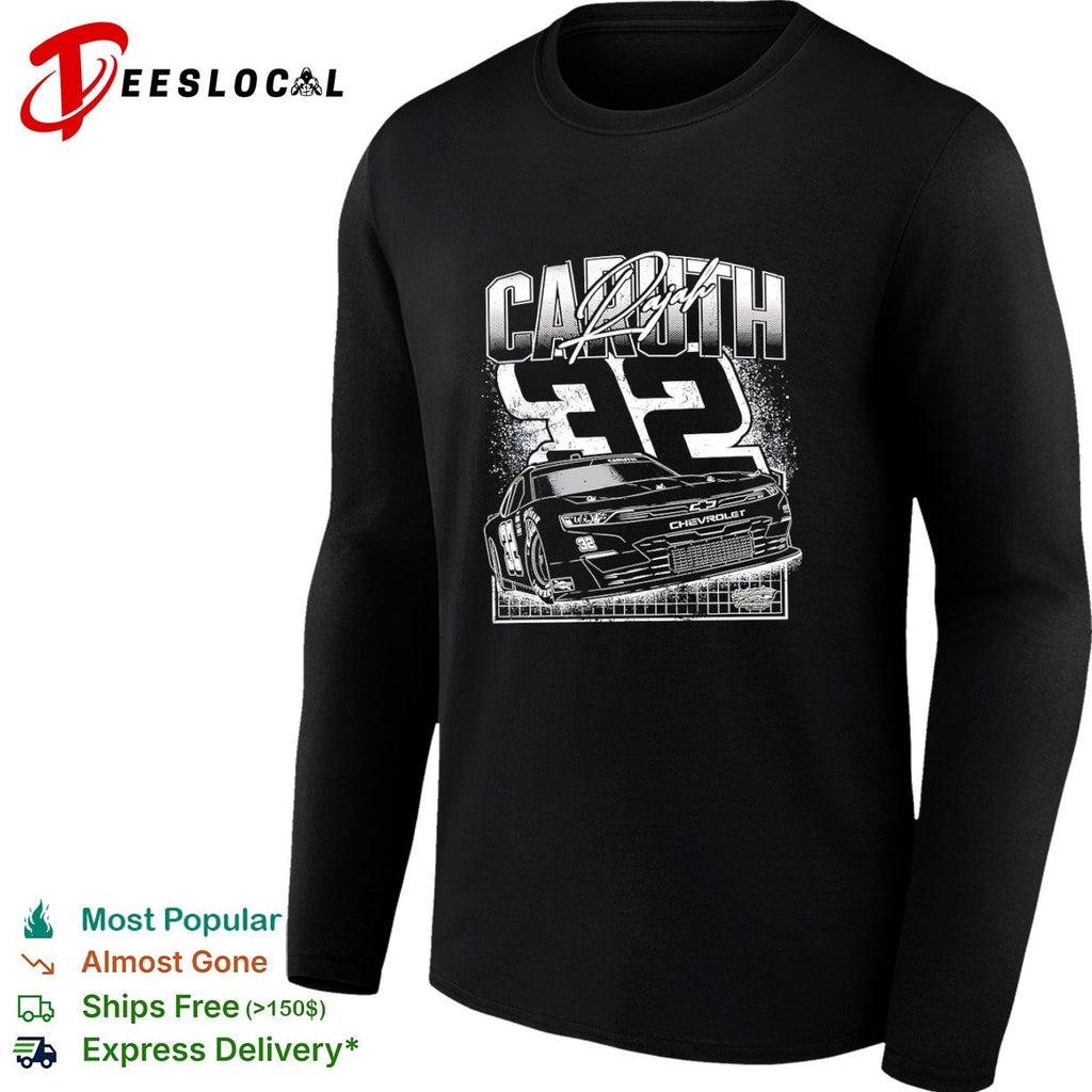 Rajah Caruth 32 Jordan Anderson Racing Chevrolet NASCAR Series Team Driver shirt
