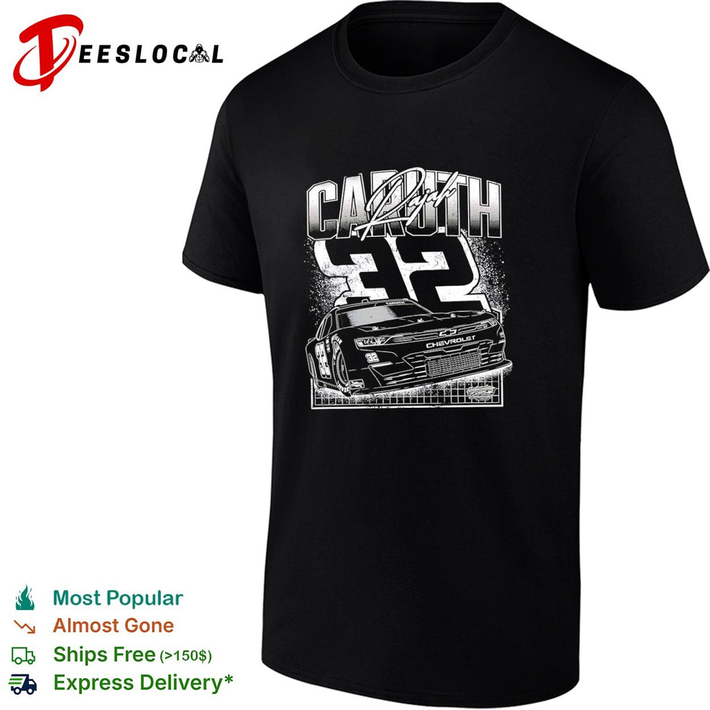 Rajah Caruth 32 Jordan Anderson Racing Chevrolet NASCAR Series Team Driver shirt