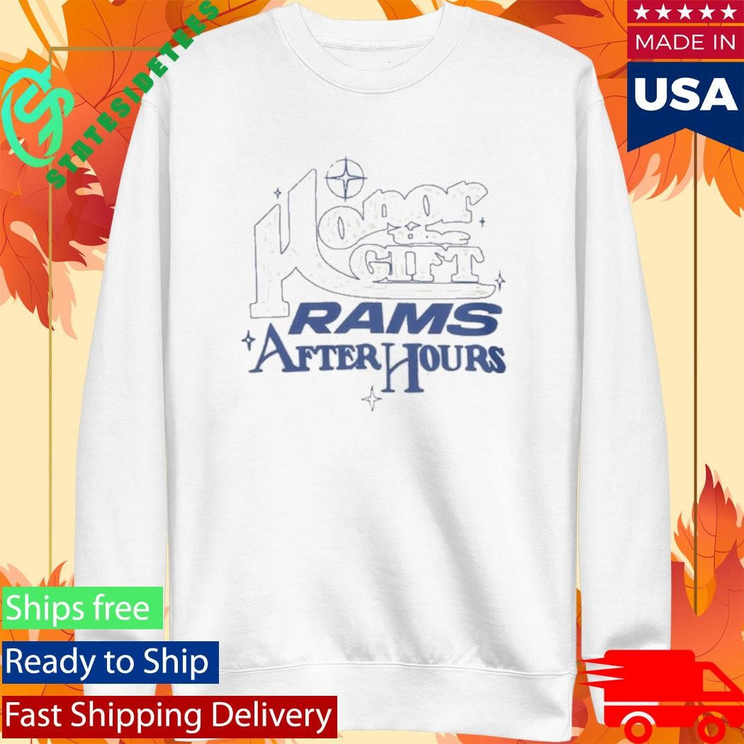 Rams Honor The Gift Cream After Hours Giveaway Shirt