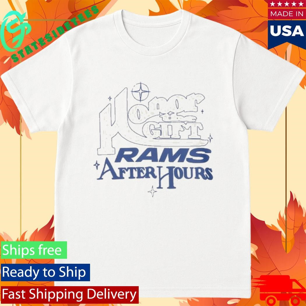 Rams Honor The Gift Cream After Hours Giveaway Shirt