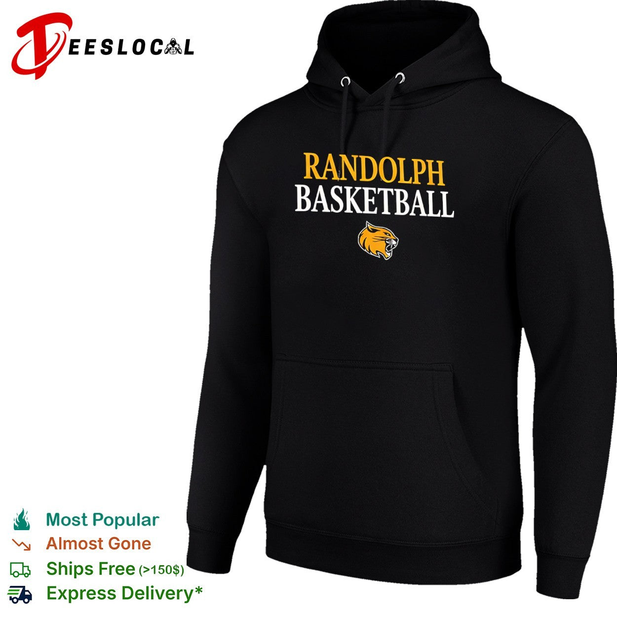 Randolph Wildcats Basketball logo shirt