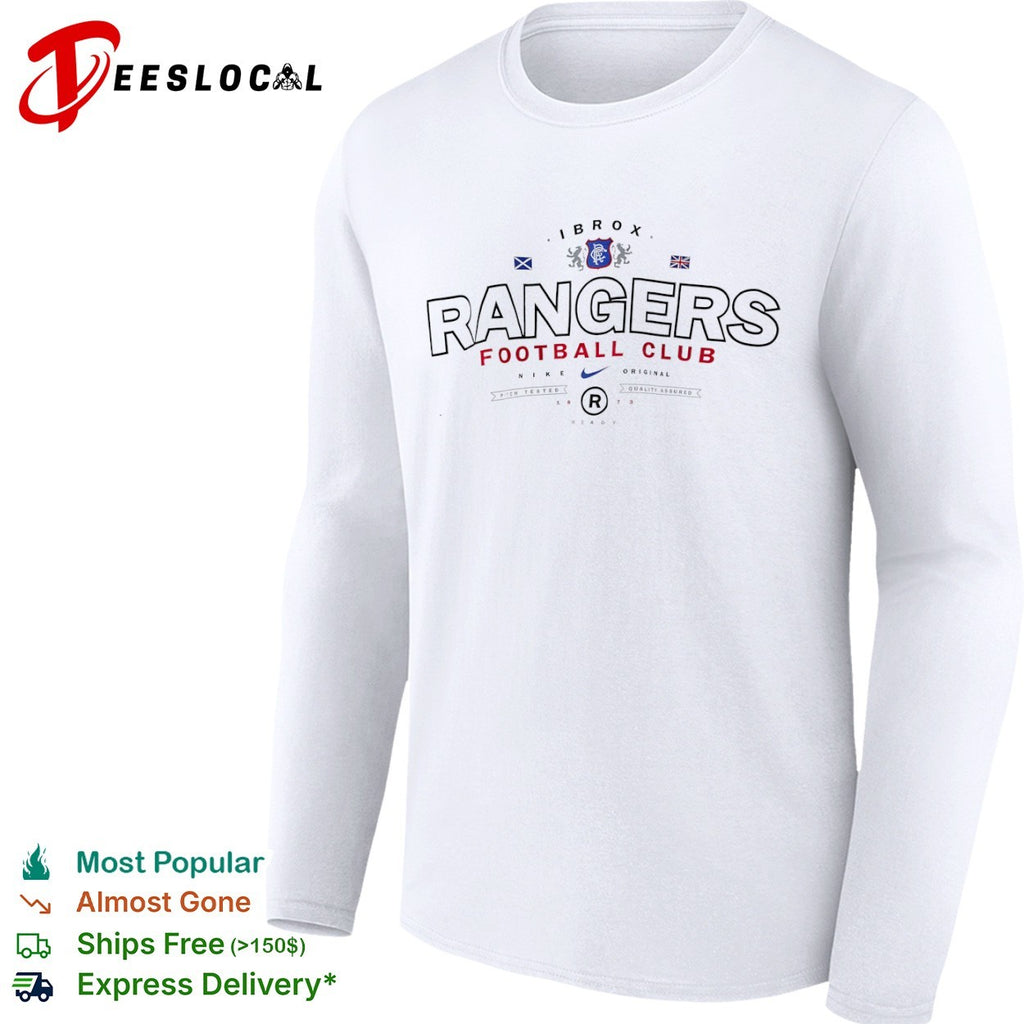 Rangers Football Club vintage Ibrox shirt
