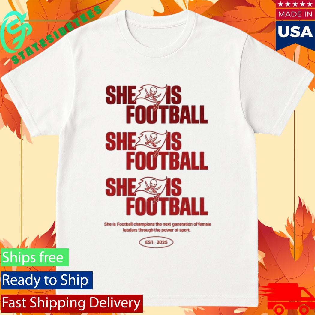 Rashad Wisdom Tampa Bay Buccaneers She Is Football Est 2025 Shirt