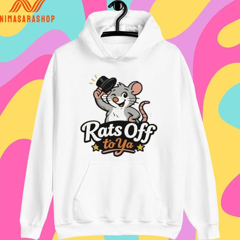 Rats Off To Ya Retro Winking Rat Mascot Shirts