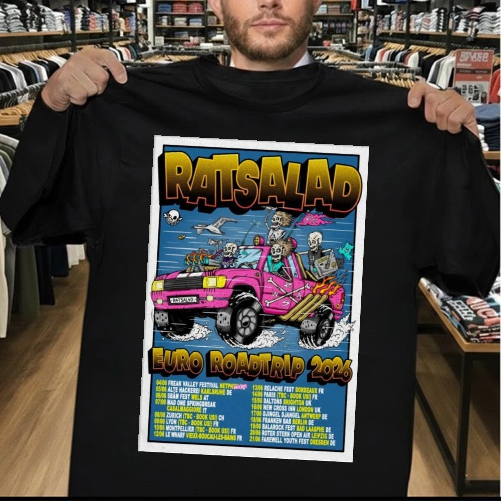 Ratsalad Euro Roadtrip 2026 Dates Poster Shirt