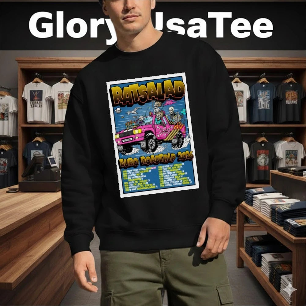 Ratsalad Euro Roadtrip 2026 Dates Poster Shirt