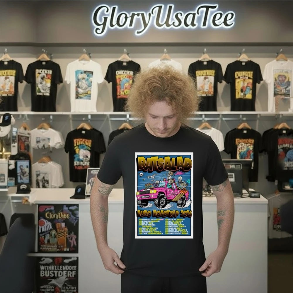 Ratsalad Euro Roadtrip 2026 Dates Poster Shirt