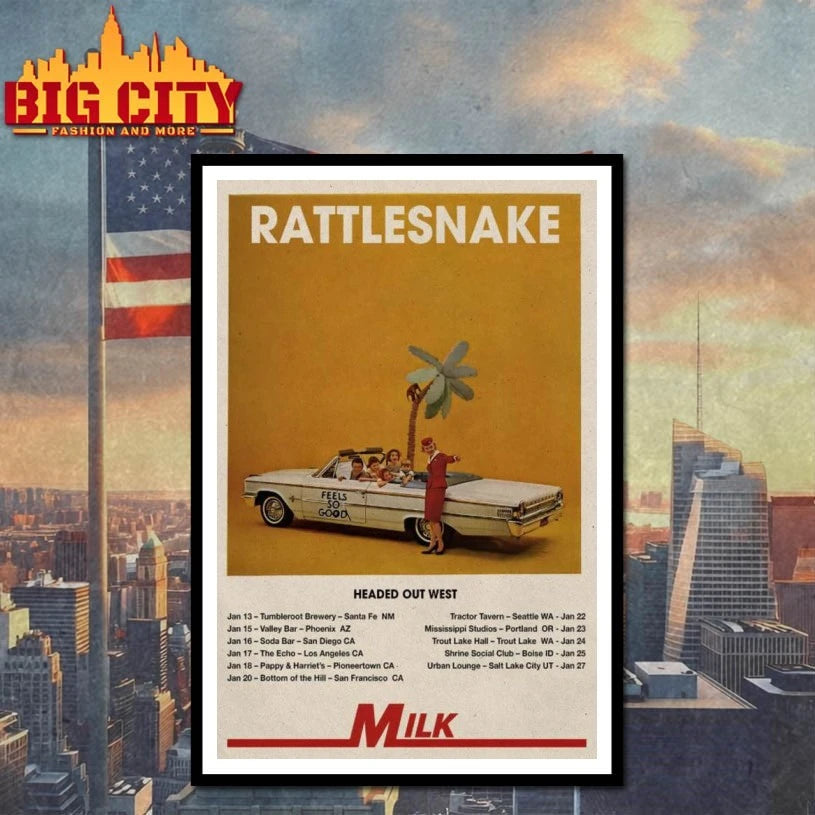 Rattlesnake Concert Tour 2026 Poster shirt