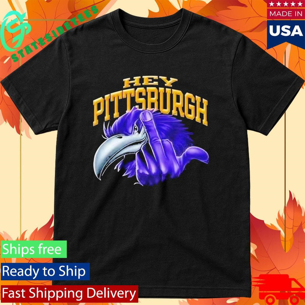 Ravens Flock Hey Steelers Middle Finger Shirt
