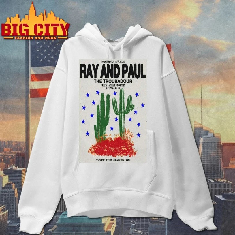 Ray And Paul Nov 29 2025 The Troubadour West Hollywood Poster Shirt