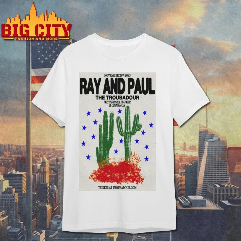 Ray And Paul Nov 29 2025 The Troubadour West Hollywood Poster Shirt