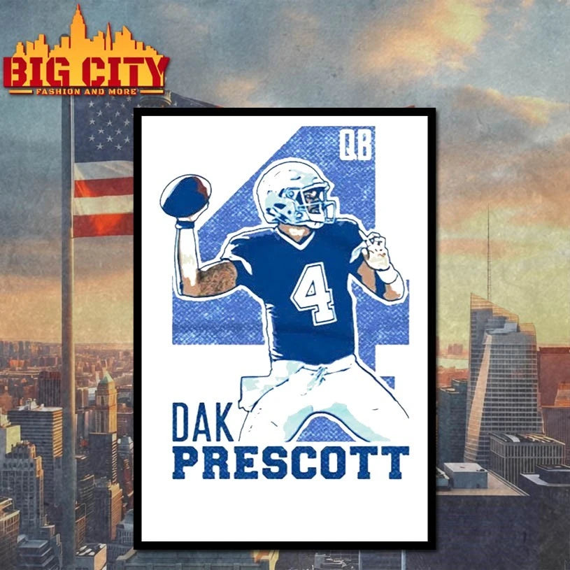 Rayne Dakota Prescott Dallas Cowboys Graphic Shirt