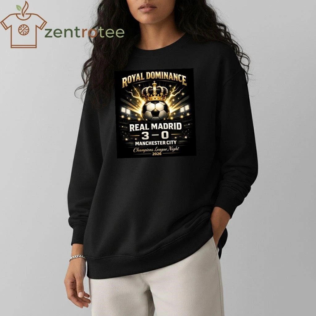 Real Madrid 3-0 Manchester City Royal Dominance Champions League 2026 Shirt
