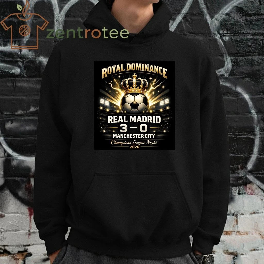 Real Madrid 3-0 Manchester City Royal Dominance Champions League 2026 Shirt