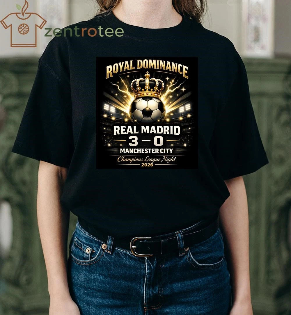 Real Madrid 3-0 Manchester City Royal Dominance Champions League 2026 Shirt