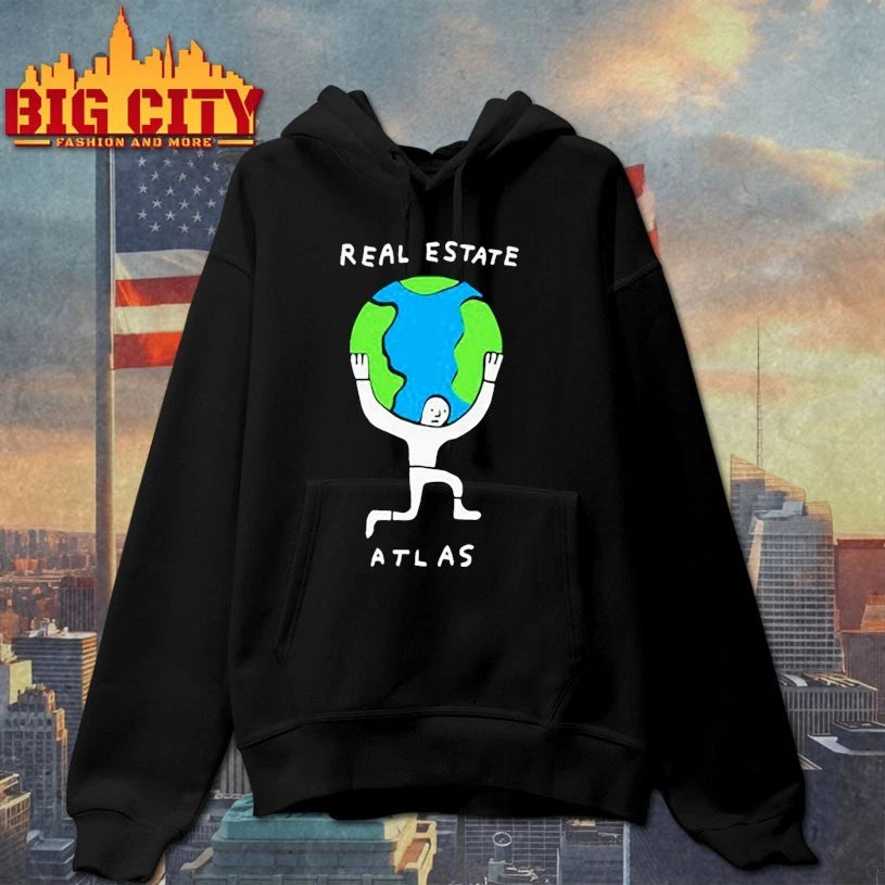 Real estate atlas planet earth graphic shirt