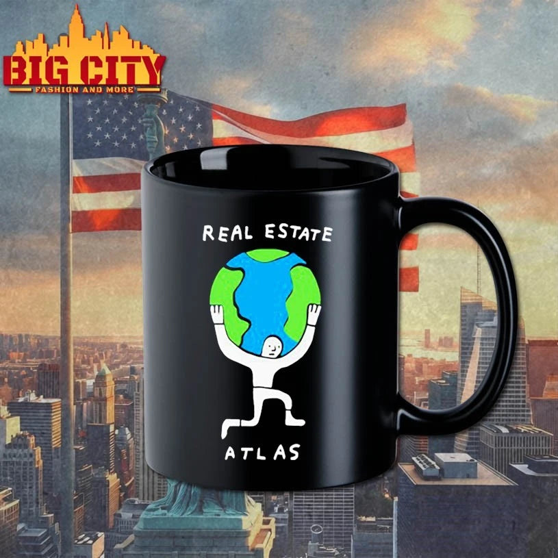 Real estate atlas planet earth graphic shirt