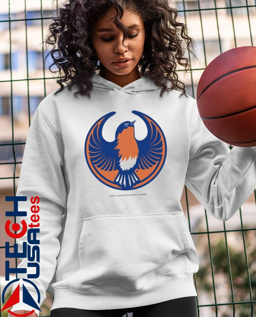 Rebel Eastern Bluebird Alliance logo shirt