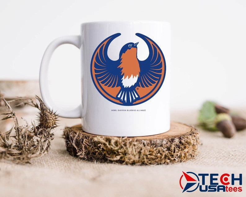 Rebel Eastern Bluebird Alliance logo shirt