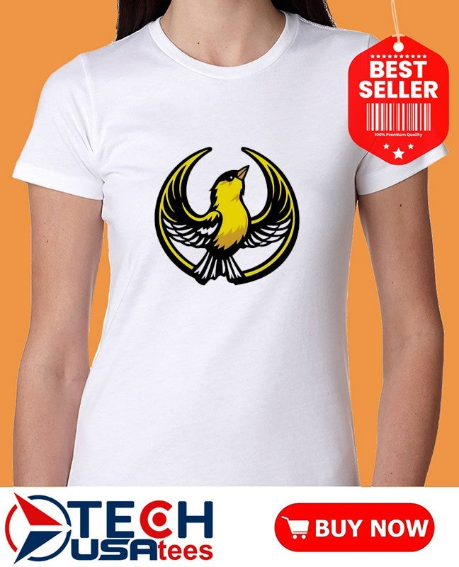 Rebel Goldfinch Alliance logo shirt