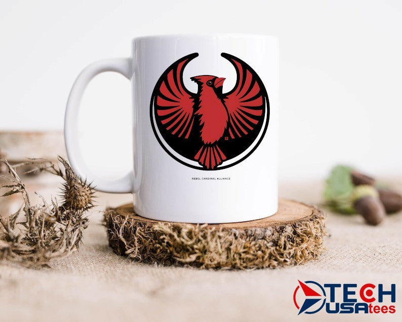 Rebel Northern Cardinal Alliance logo shirt