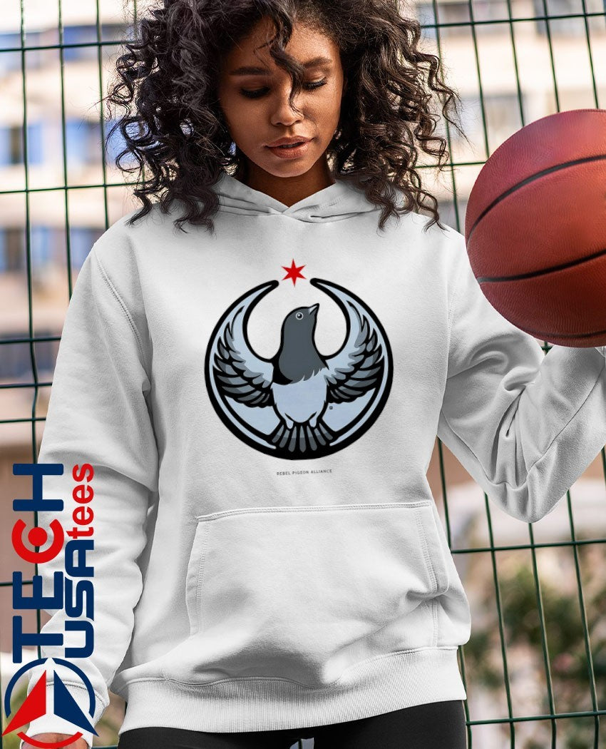 Rebel Pigeon Alliance logo shirt